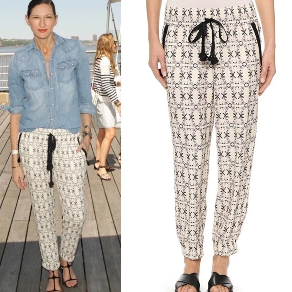 J.Crew For Born Free Patterned Joggers Sz 6